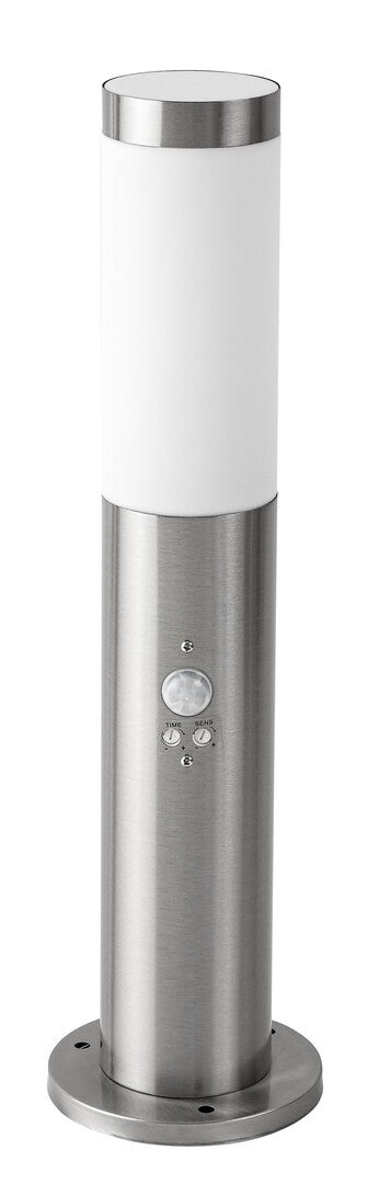 stalp exterior Inox torch E27 1x MAX 25, crom satin
