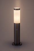 stalp exterior Inox torch E27 1x MAX 25, crom satin