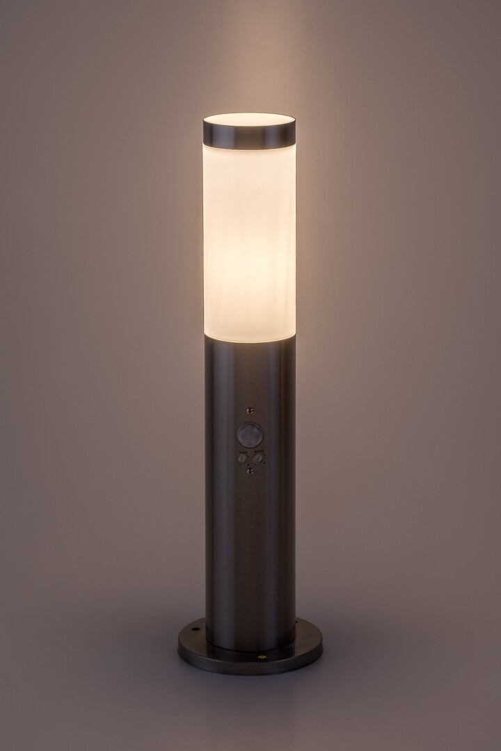 stalp exterior Inox torch E27 1x MAX 25, crom satin