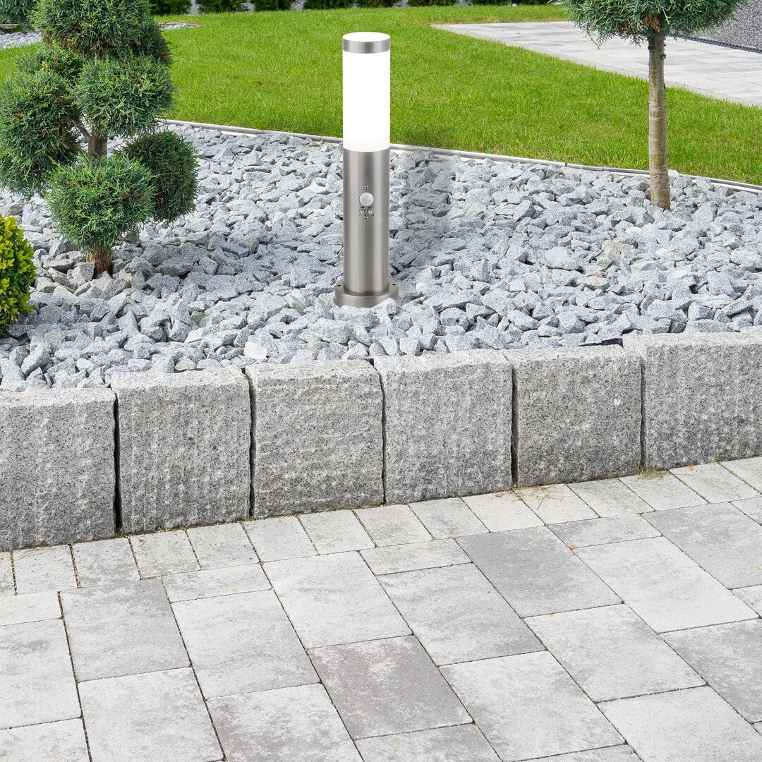 stalp exterior Inox torch E27 1x MAX 25, crom satin