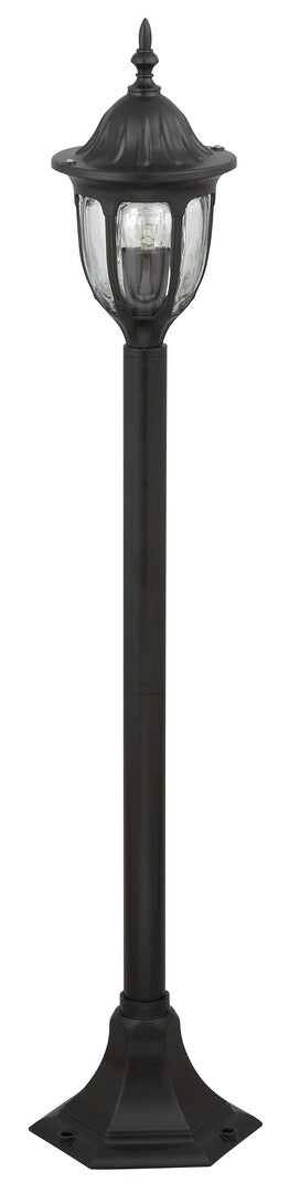 stalp exterior Milano E27 1x MAX 60, negru