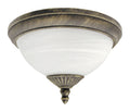 plafoniera Madrid E27 2x MAX 40, auriu antic
