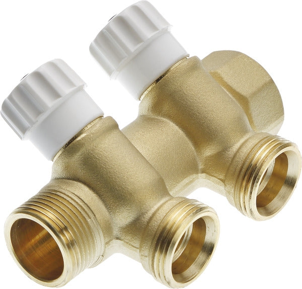 Distribuitor cu robinet, cu 2 cai, 3/4" x 3/4", Tece grossmann