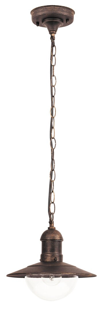 pendul Oslo E27 1x MAX 60, auriu antic