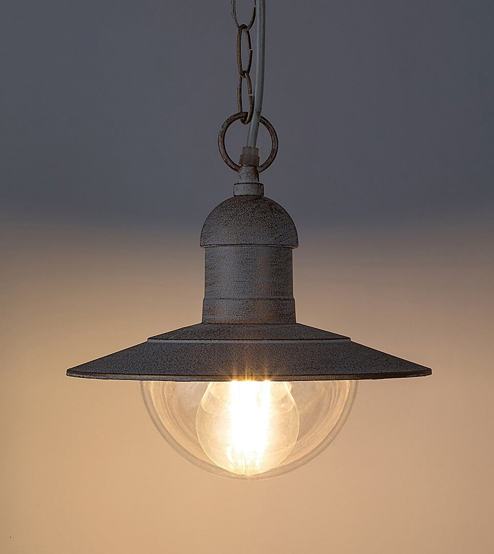 pendul Oslo E27 1x MAX 60, alb antichizat