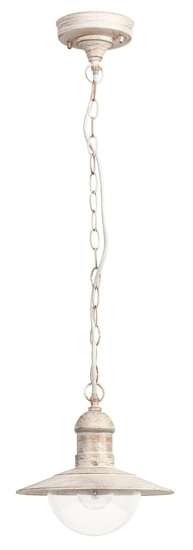 pendul Oslo E27 1x MAX 60, alb antichizat
