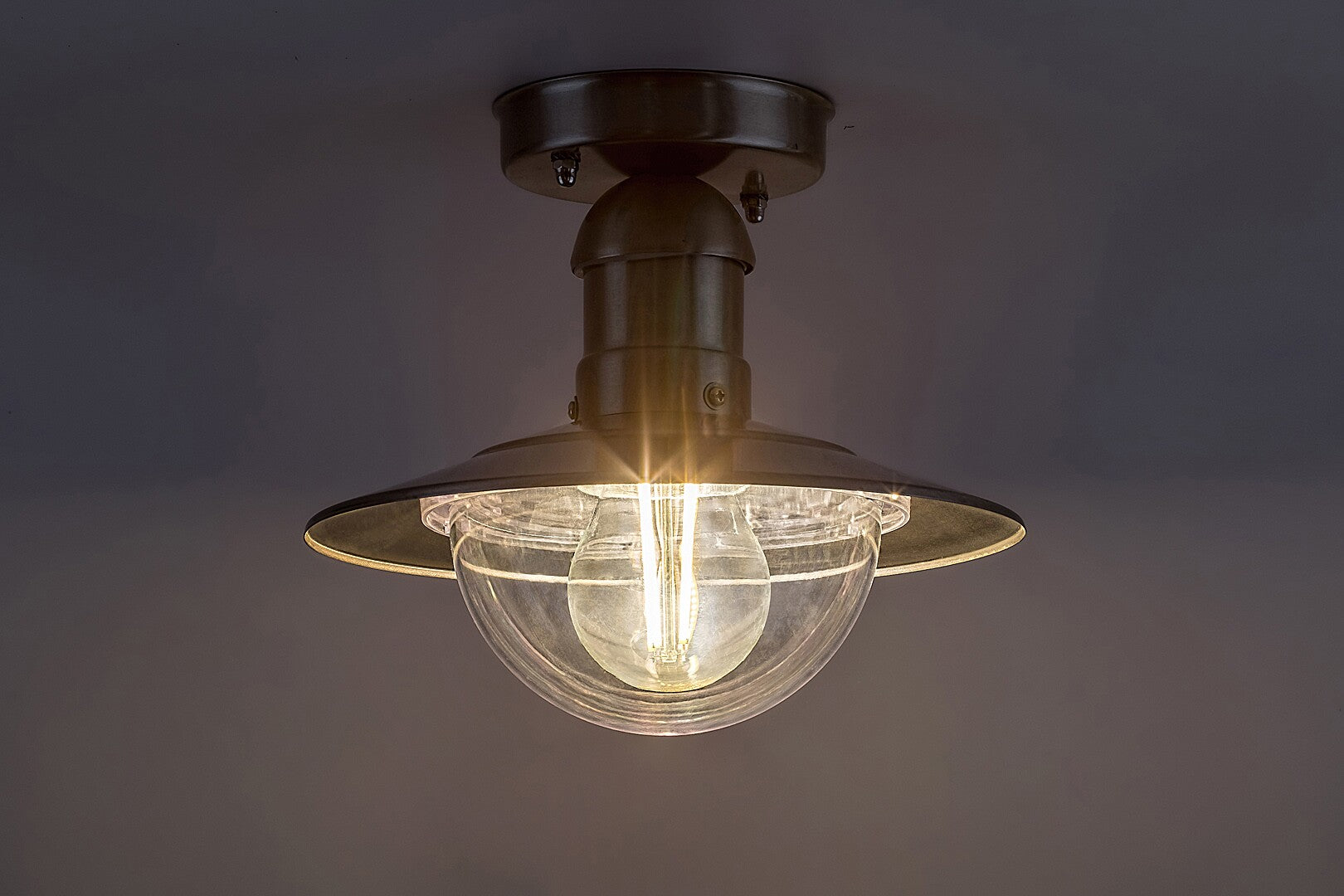 plafoniera Oslo E27 1x MAX 60, crom satin
