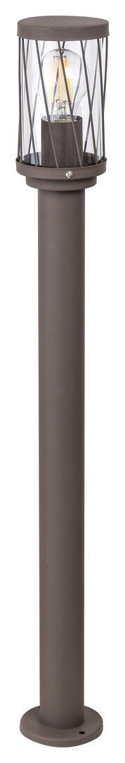 stalp exterior Budapest E27 1x MAX 40, maro