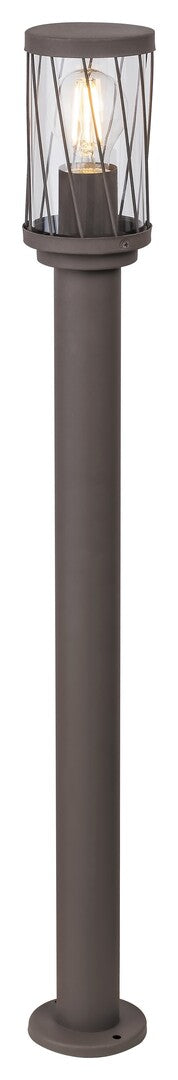 stalp exterior Budapest E27 1x MAX 40, maro