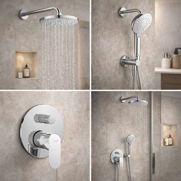 Set Ceraflex Promo 4 in 1 pentru baie moderna, cu design curat si confort in utilizare Ideal standard