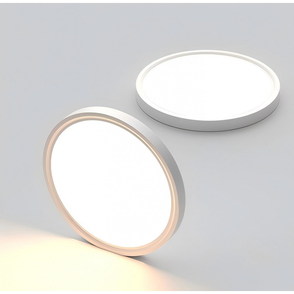 Plafoniera LED IP65 3CCT 3600lm, 300x55mm, Alba
