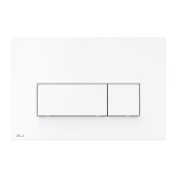 Clapeta Alcadrain actionare thin M576, grosime 5 mm, ABS, alb mat