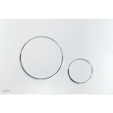 Clapeta Alcadrain actionare thin M671, grosime 5 mm, ABS, crom lucios