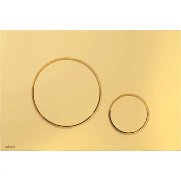 Clapeta Alcadrain actionare thin M675, grosime 5 mm, ABS, auriu lucios