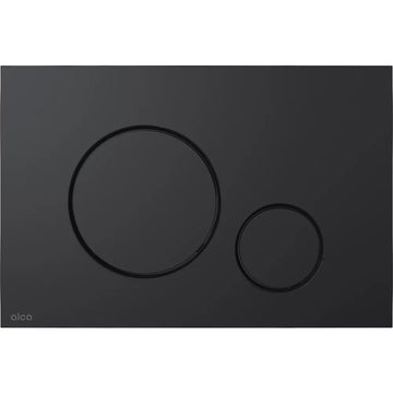 Clapeta Alcadrain actionare thin M678, grosime 5 mm, ABS, negru mat