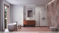 Vas de WC, cu capac, fără bordură Peonia CDED6ZPW Deante - imagine 11