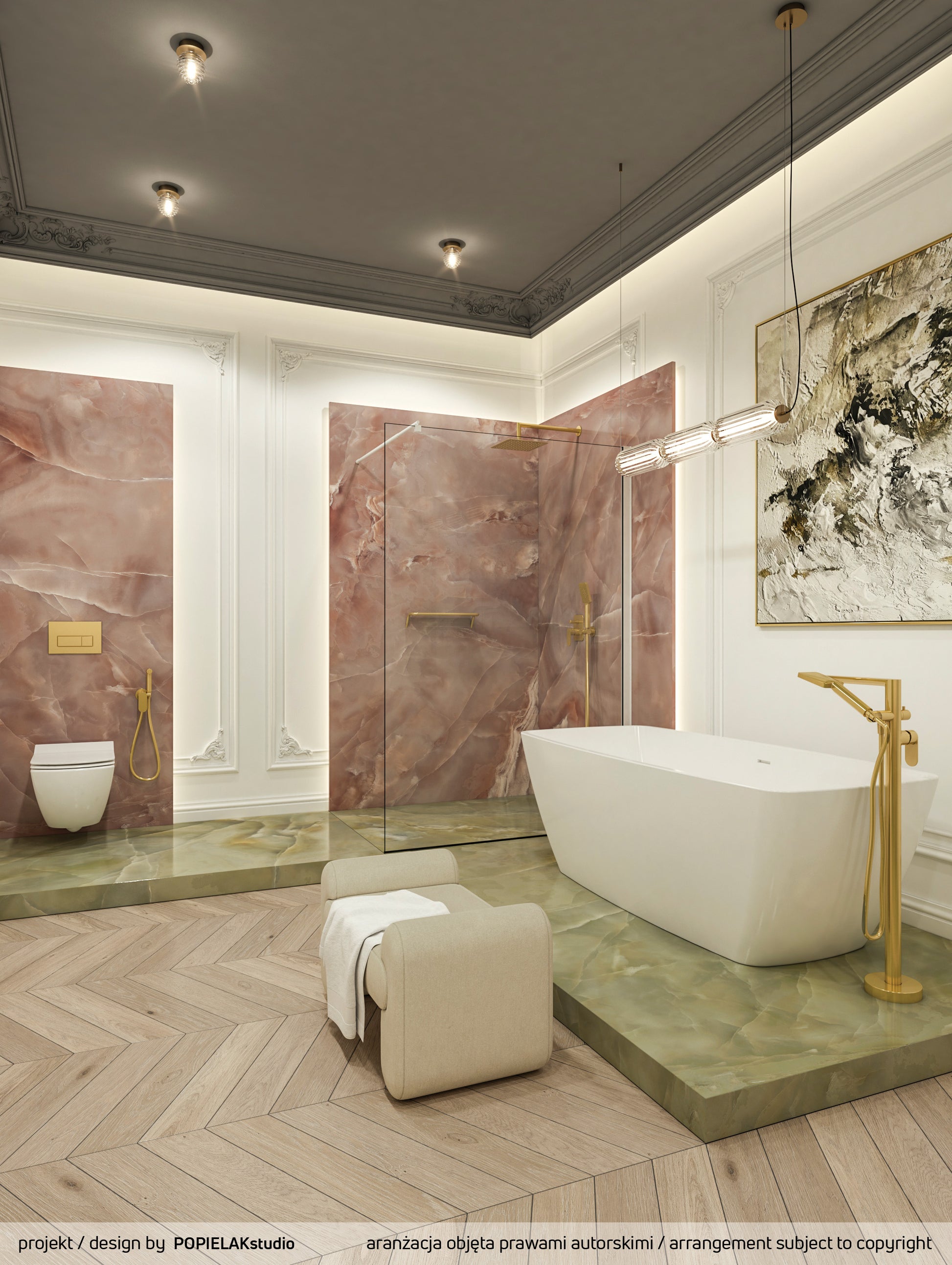 Vas de WC, cu capac, fără bordură Blur CDZD6ZPW Deante - imagine 4