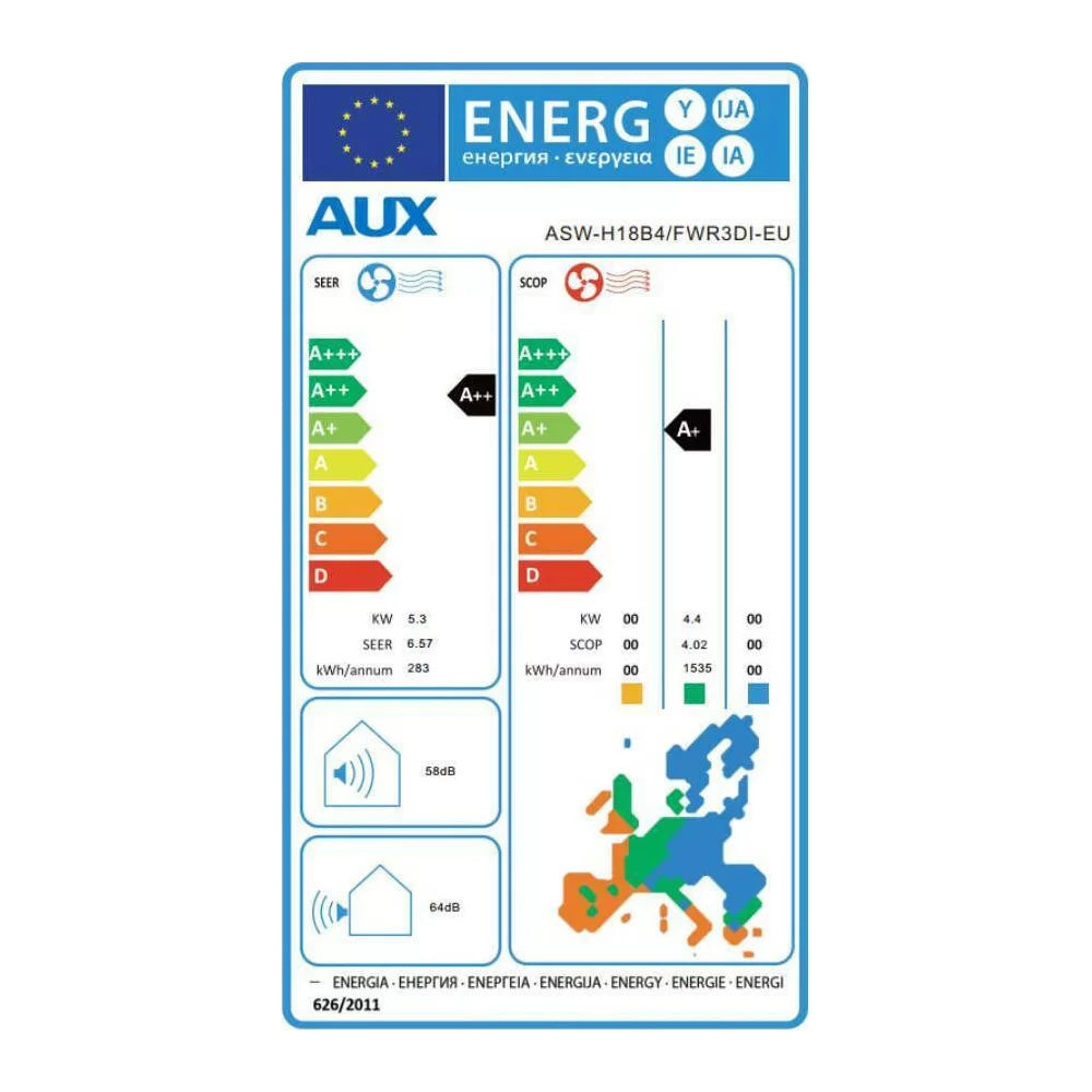 Aer Conditionat ARIELLI ASW-H18B4/FFR3DI-EU (WI-FI), Inverter, 18000 BTU, Modul Turbo, Filtrare Healthy wind, Clasa A++/A+, Alb