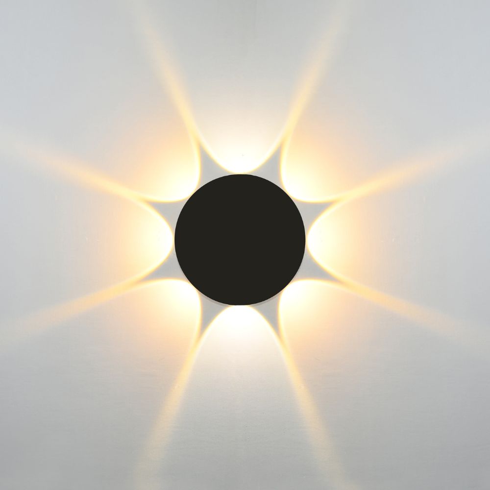 Aplica De Perete Meteor 8W, 3000k, Lumina Calda IP65