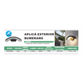 Aplica LED de exterior concava Neagra, 24W=160W, 3000K, lumina calda, 2160Lm, IP65