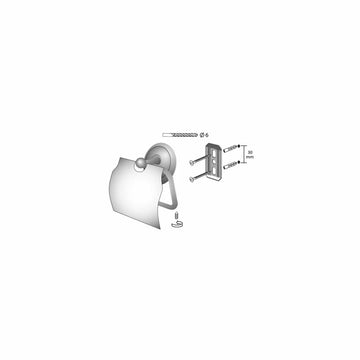 Suport hartie igienica deco Bisk a.b. cu aparatoare