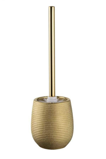 Perie WC cu suport gold Bisk