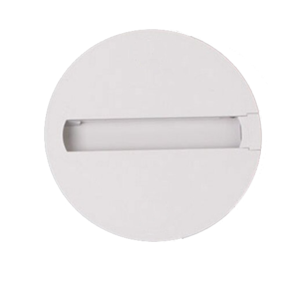 Baza rotunda pentru spot LED T3, alba