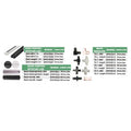 Sina pentru spoturi LED 1m, neagra