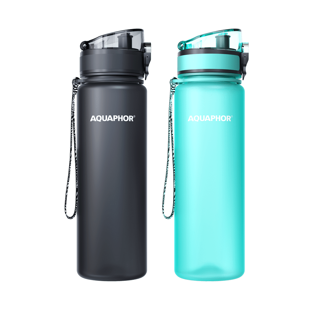 2 Sticle cu filtru City 500 ml Aquaphor
