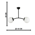 CANDELABRU MARLA NEGRU 2XE27 60W