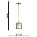 CANDELABRU NITRA ANTIQUE 1XE27 60W 60x13CM