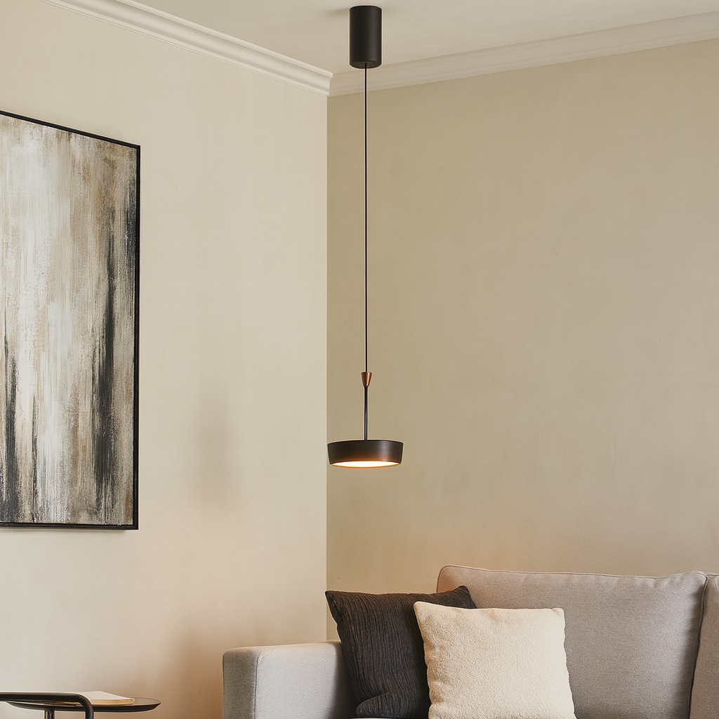 Lustra led Atlas cafenie 8W/230LM 3000K-6500K