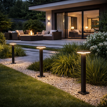 Lampa de gradina Gri Inaltime 60cm