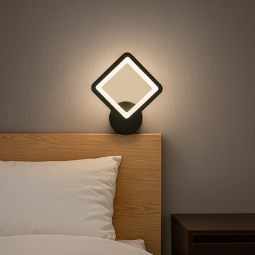 BLACK HEBEA ADJUSTABLE WALL LIGHT 20W/1600LM/3000K/4000K/6500K 