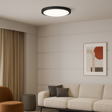 Outdoor LED wall light Rotunda Black fi235, 18W=150W, 4000K, neutral light, with IP65 protection