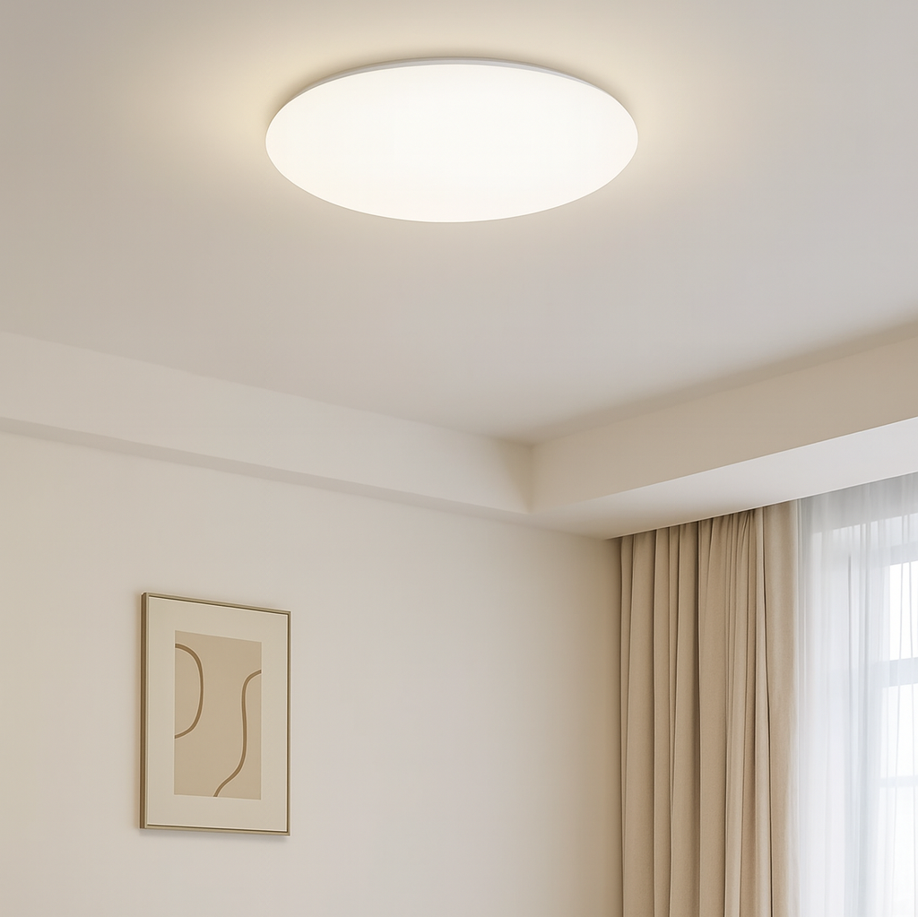 Plafoniera LED Milky fi380 24W=200W, 6400K, lumina rece