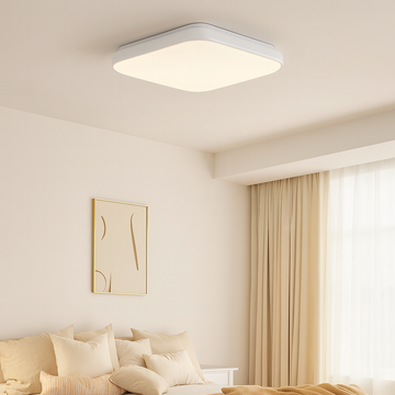 Ceiling light Slim Milky 32W=280W, 370x370 mm, 6500K, cold light 