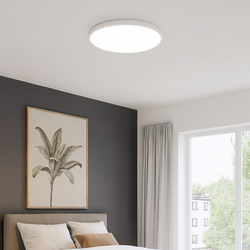 Plafoniera led VERSA IP40 Rama Alba Fi300, 24W, 3000-6500K