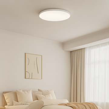 Plafoniera led ECO IP40 Rotunda Alba Fi300, 23W, 6500K, lumina rece