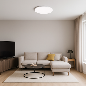 Plafoniera led VERSA IP40 Rama Alba Fi500, 40W, 3000-6500K