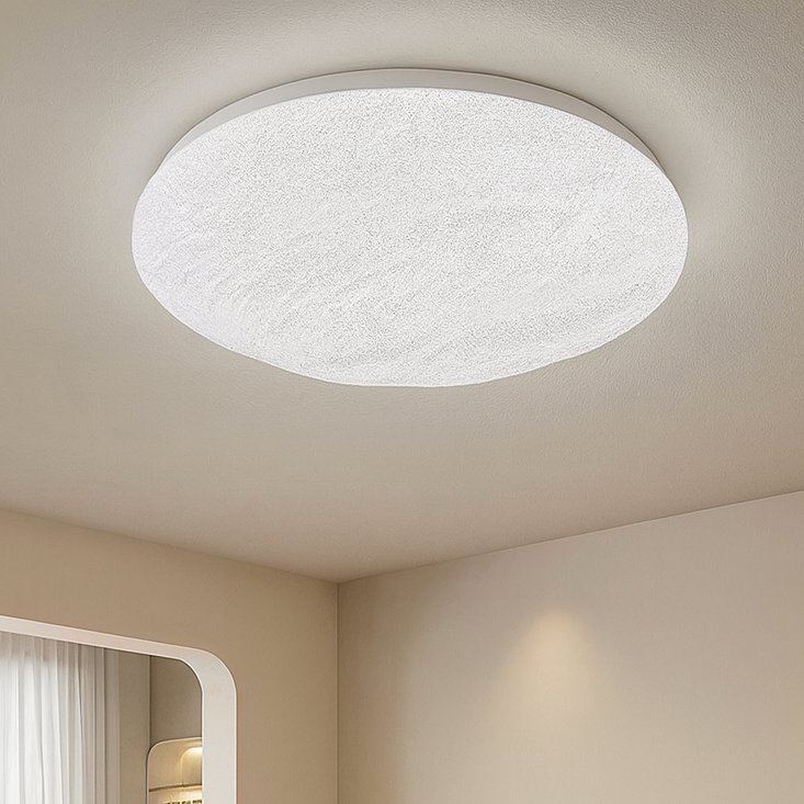 LED Ceiling Light 72W With Remote Control White Modern D40cm With 3 Light Functions 