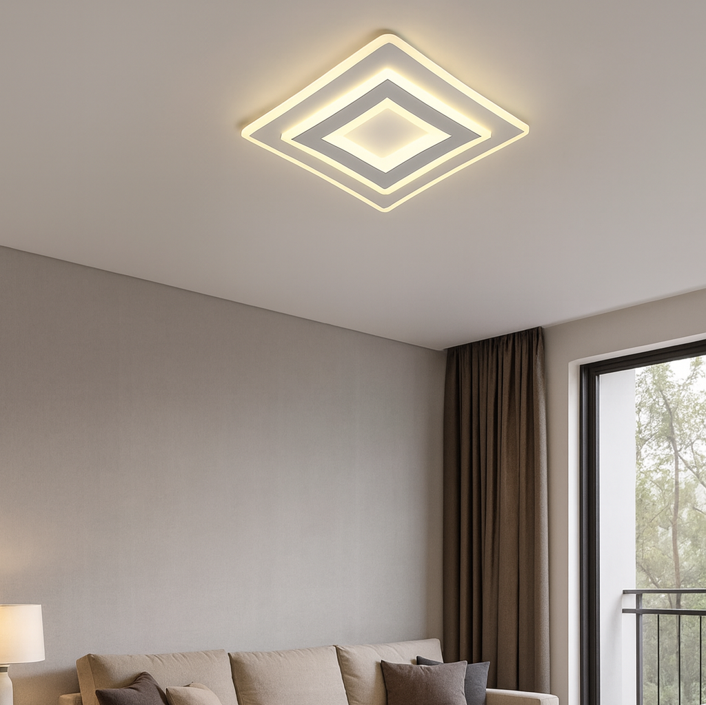 LED CEILING LAMP SINOPE 53W/4000LM 3000K/4000K/6500K 300X300X60MM 