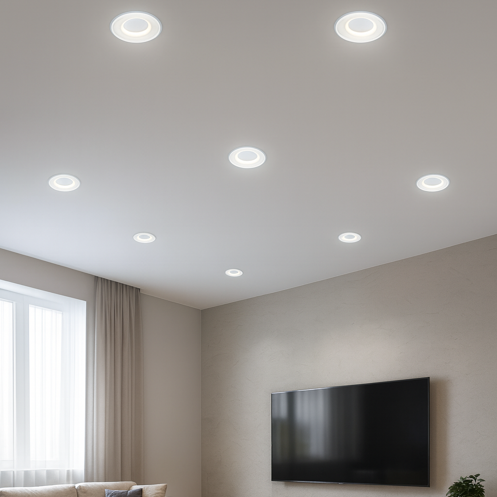 Spot Led Rotund Rama Transparenta 5W/6500K/250lm