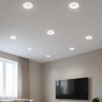 Spot Led Rotund Rama Transparenta 5W/6500K/250lm