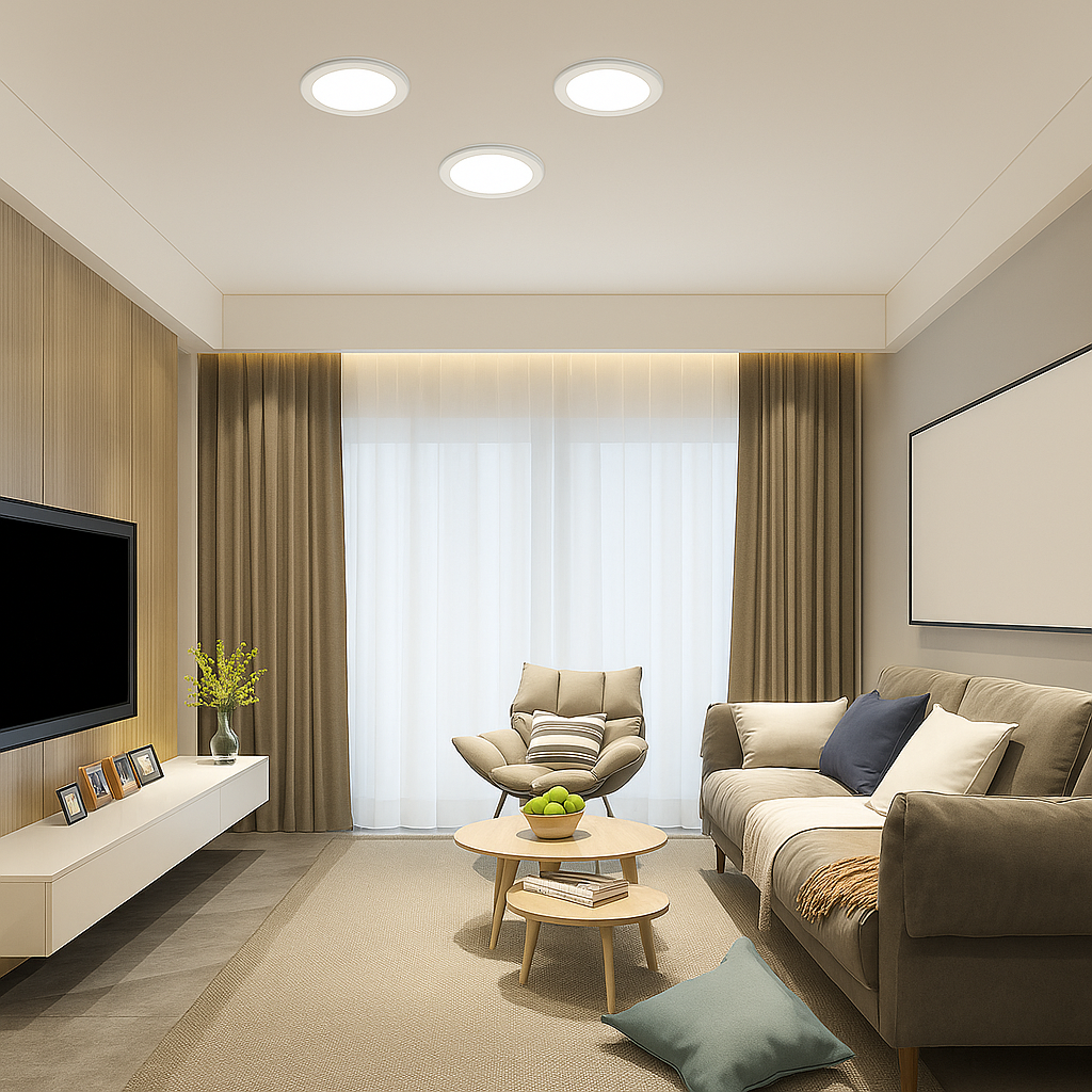 LED spotlight 3W 6000K 70mm