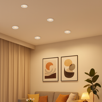 Round Led Spot Transparent Frame 12W/6500K/600lm 