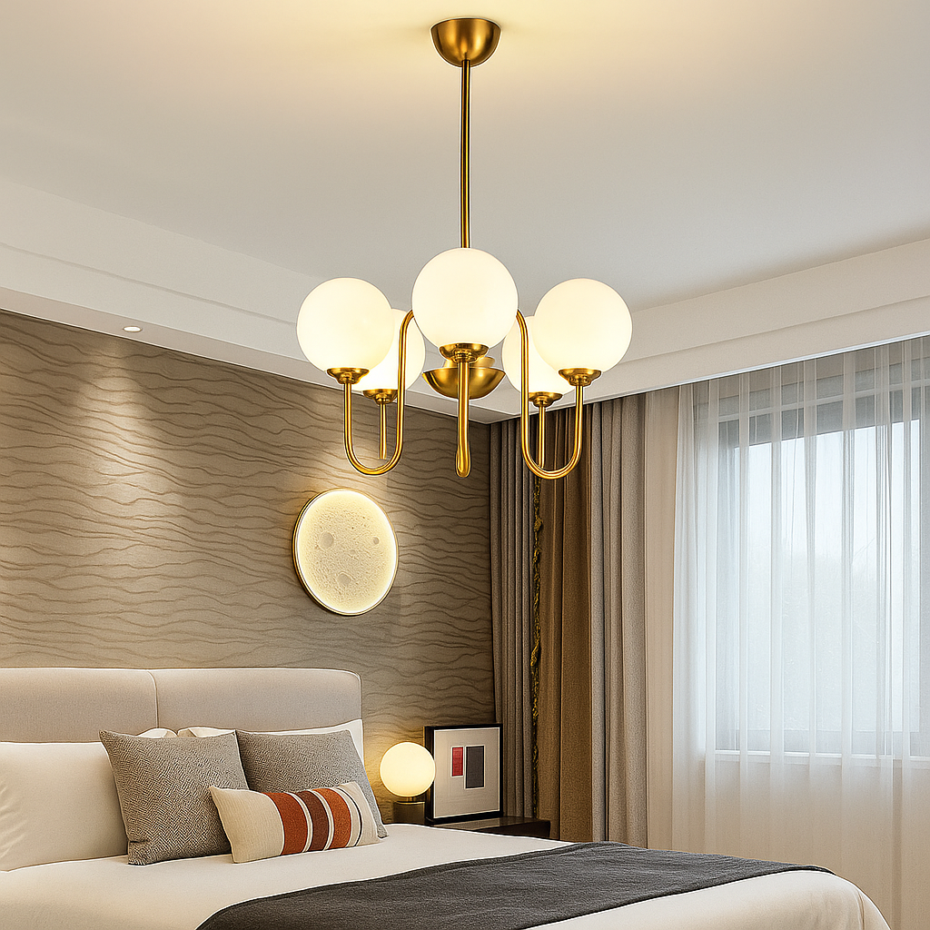 Candelabru retro francez mat E27x5