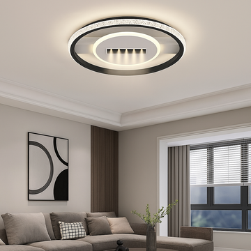 Lustra LED cu Telecomanda wifi 52W 2.4G cu 3 functii lumina/rece/calda/neutra intensitate reglabila
