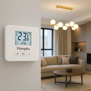 Homplex EVO X RF non-programmable wireless central thermostat white