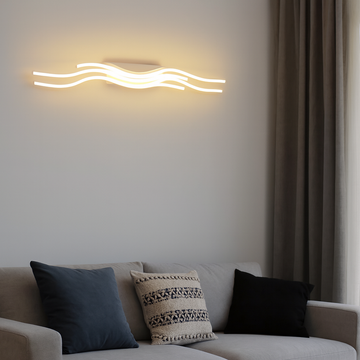 Lustra LED Lungime 130CM cu Telecomanda wifi 2.4G lumina/rece/calda/neutra intensitate reglabila